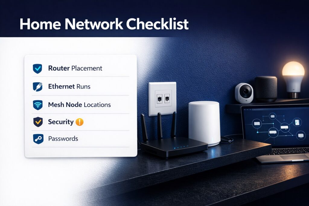 Home Network Checklist