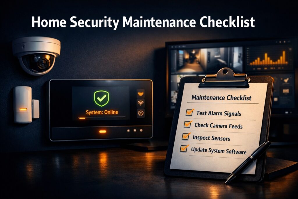 Home Security Maintenance Checklist