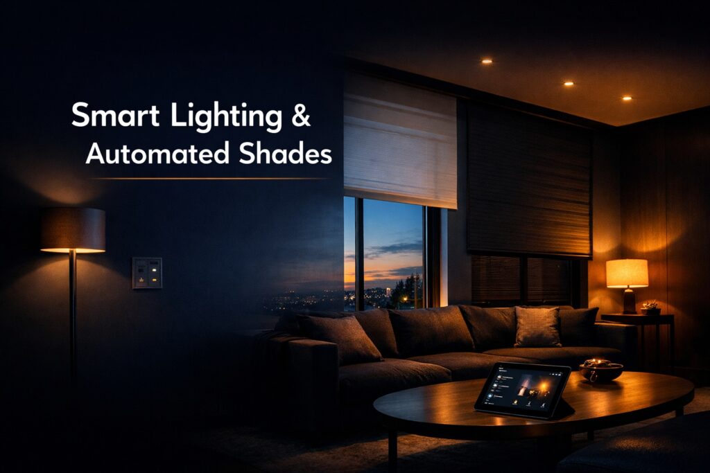 Lighting Automated Shades