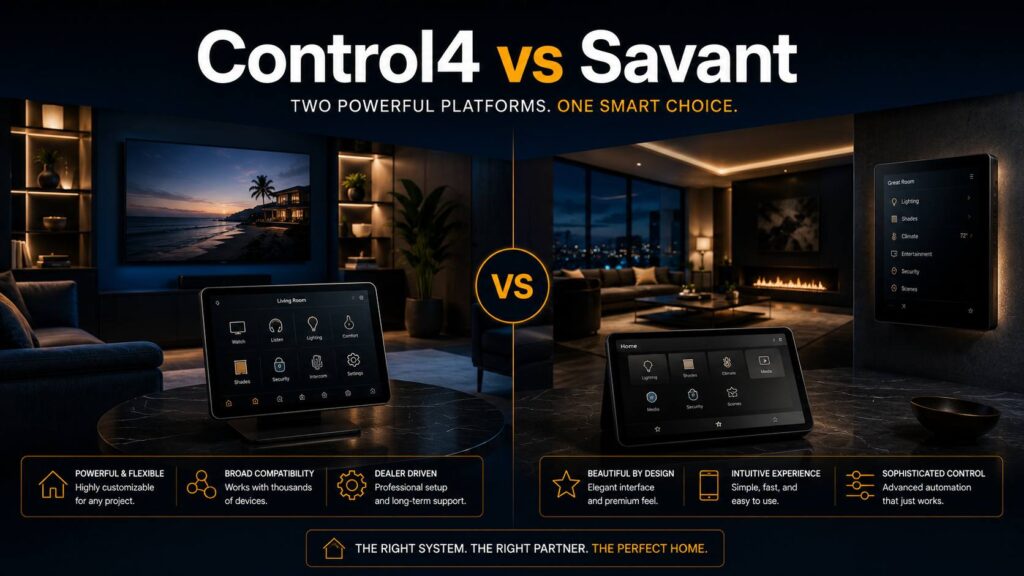 Control4 Vs Savant Smart Home Showdown