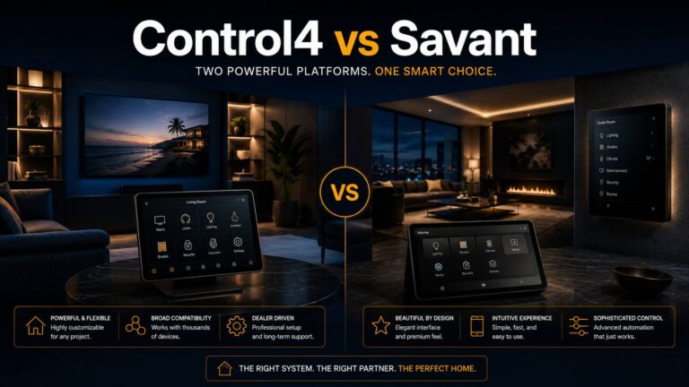 Control4 Vs Savant Smart Home Showdown