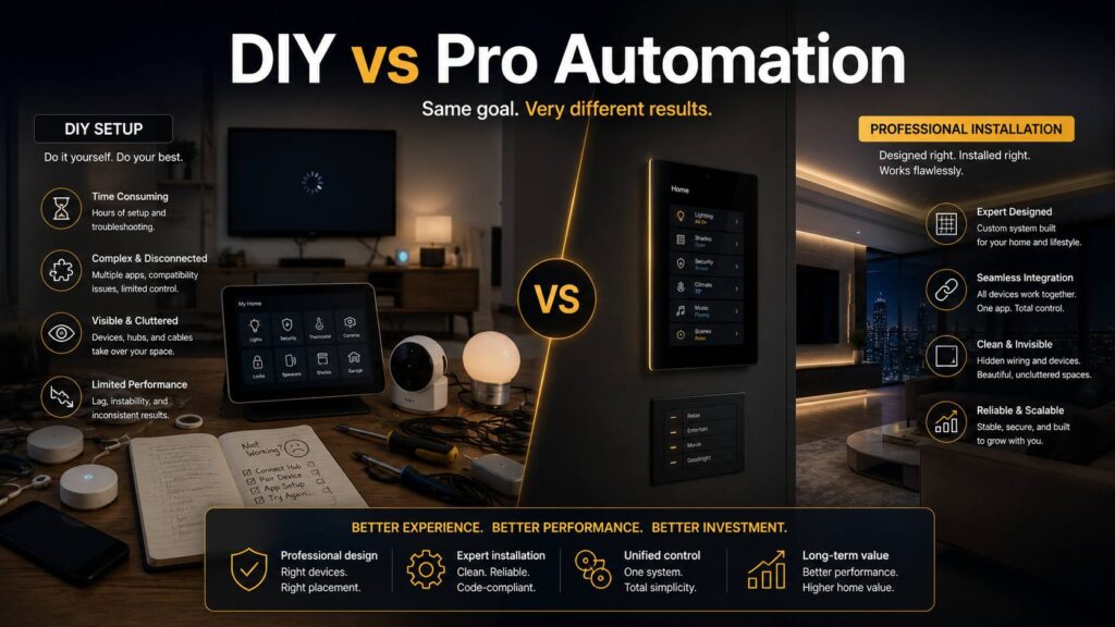 DIY Vs Professional Home Automation